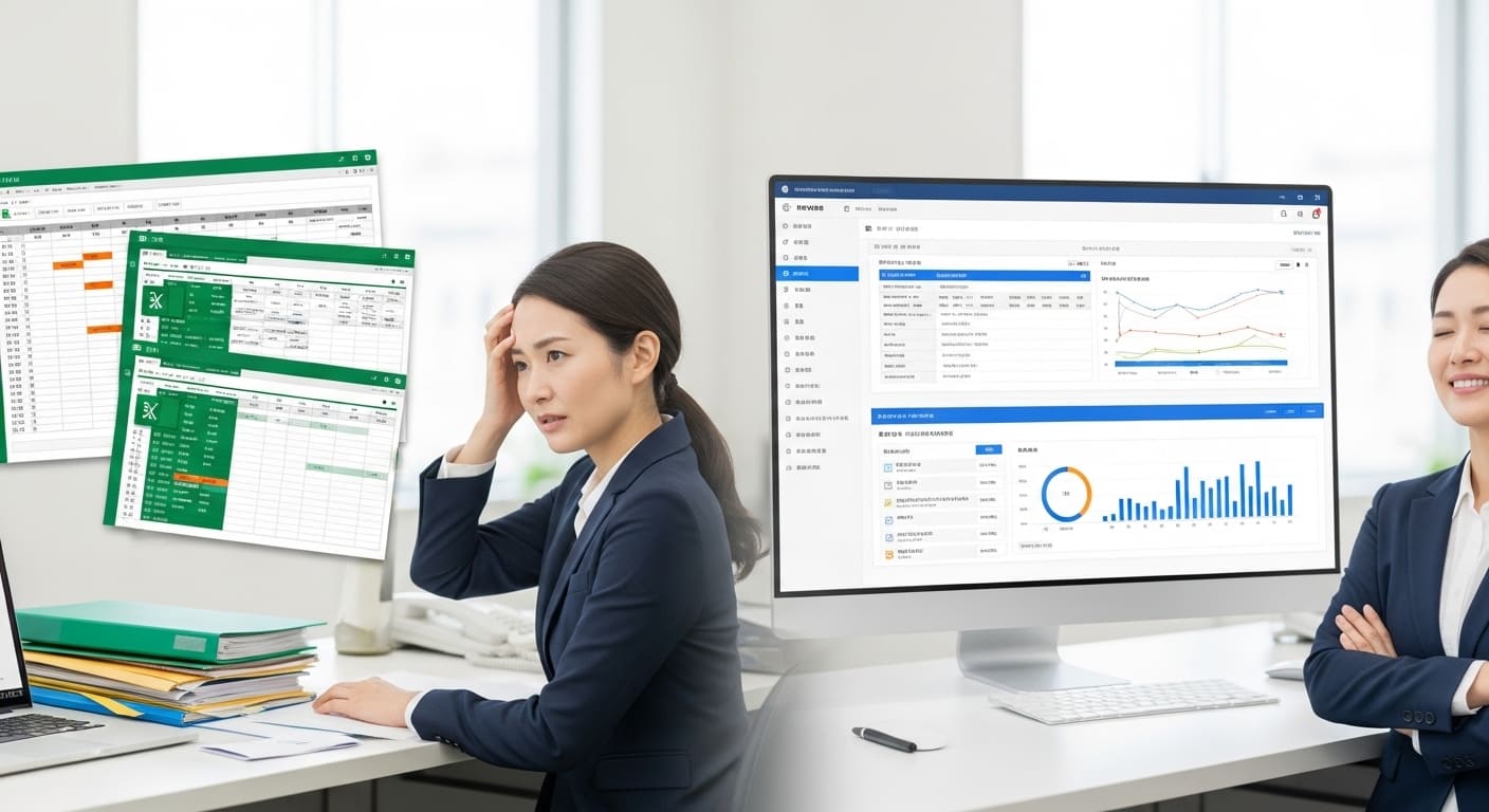 Excel管理が限界を迎えるタイミングはどこか ― システム化を検討すべき判断基準とは ―